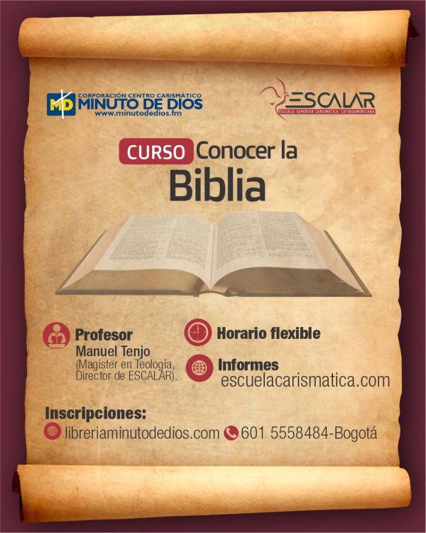Conocer la Biblia -ESCALAR (Modalidad virtual)