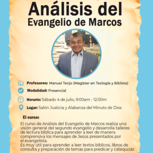Análisis del Evang Marcos.