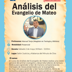 Análisis del Evang Mateo.